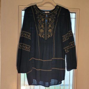 J Jill embrodered shirt